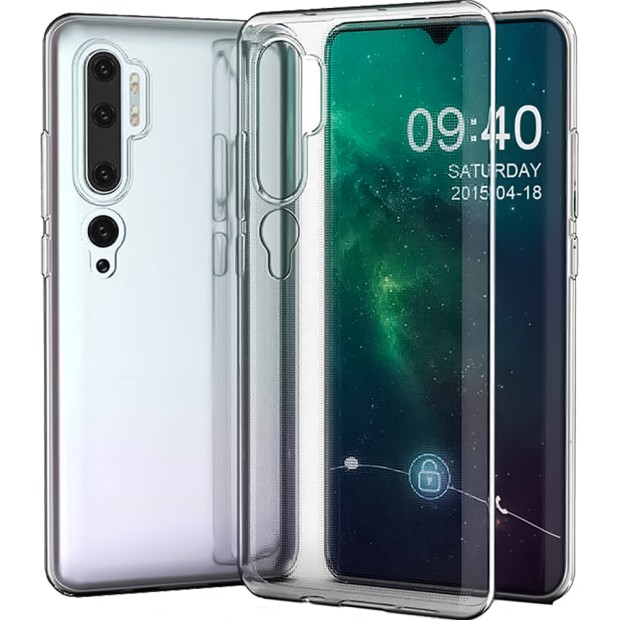 Силіконовий чохол Virgin для Xiaomi Mi Note 10  /  Mi Note 10 Pro (прозорий)