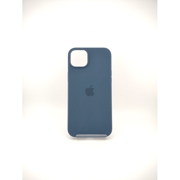 Чехол Silicone Case with MagSafe Apple iPhone 15 Plus (Storm Blue)