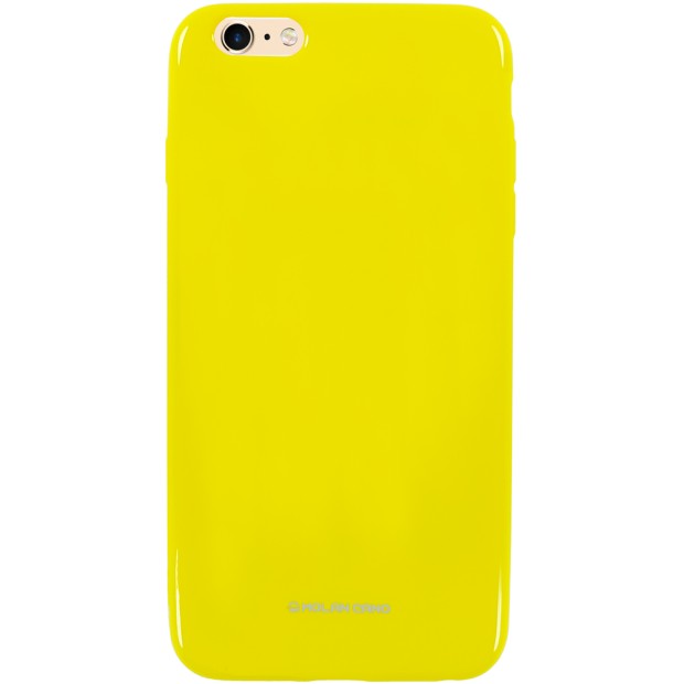 Силіконовий чохол Molan Shining для Apple iPhone 6 Plus  /  6s Plus (Жовтий)