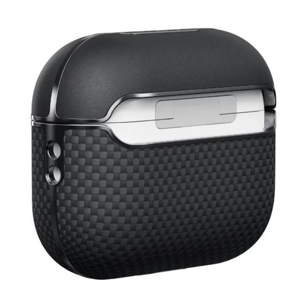 Накладка Pitaka Aramid Fiber Magnetic Case Plain Airpods Pro 2nd Gen (Black/Grey)