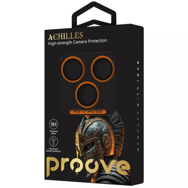 Защитное стекло на камеру Achilles Full camerа Apple iPhone 17 Pro Max (Orange)