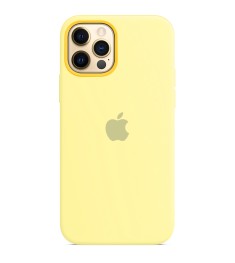 Чехол Silicone Case Apple iPhone 12 Pro Max (Mellow Yellow) (Уценка) (Категория ..