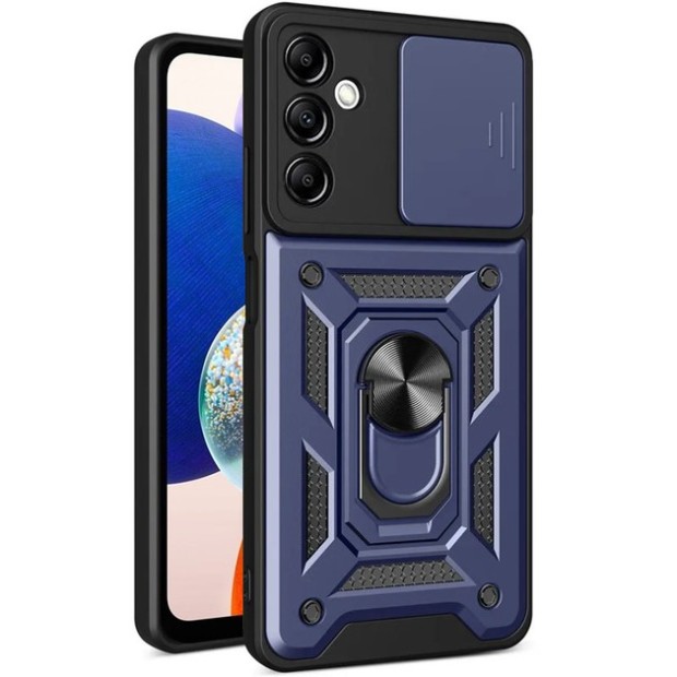 Броньований чохол Ring Serge Armor Case для Samsung Galaxy A05s (з функцією ShutCam) (Синій).