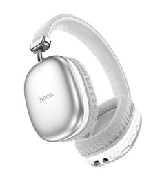 Бездротові накладні навушники-гарнітура Hoco W35 (Срібний)