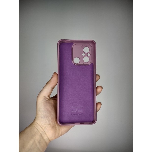 Силікон Чохол для Xiaomi Redmi 12C  /  11A (ShutCam) (Ліловий)