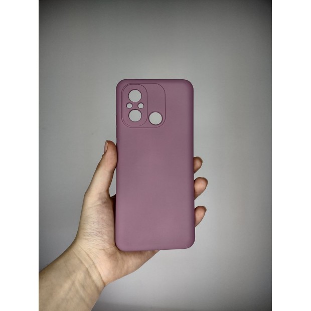 Силікон Чохол для Xiaomi Redmi 12C  /  11A (ShutCam) (Ліловий)