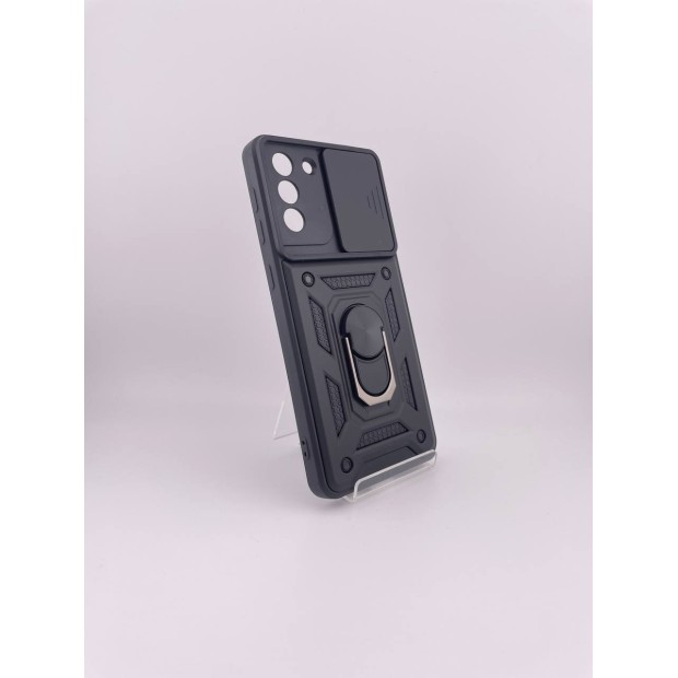 Чохол-книжка Ring Serge Armor Case для Samsung Galaxy S21 Plus (ShutCam) (Чорний)