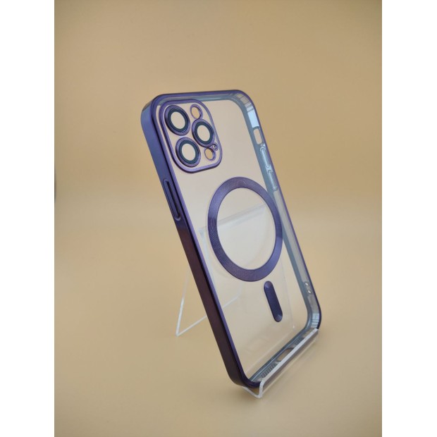Чехол UMKU Shining with MagSafe Apple iPhone 12 Pro (Dark Purple)