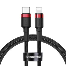 USB-кабель Baseus Cafule 20W (1м) (Type-C - Lightning) (Чорний) CATLKLF-G1 (Уцінка) (Категорія 1)