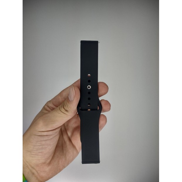 Ремінець для смарт-годинника універсальний 20мм Original Design (Чорний)