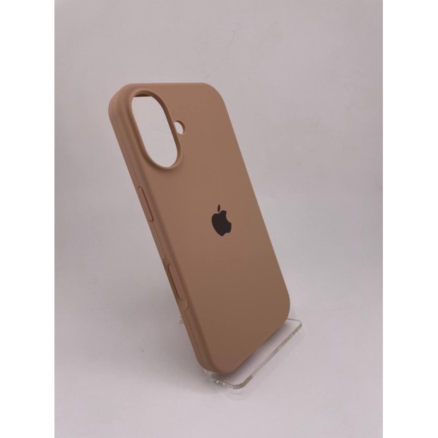 Силикон Original Round Case Apple iPhone 16 (65) Beige