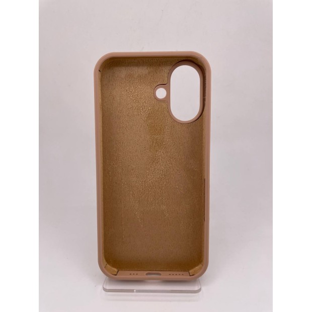 Силикон Original Round Case Apple iPhone 16 (65) Beige