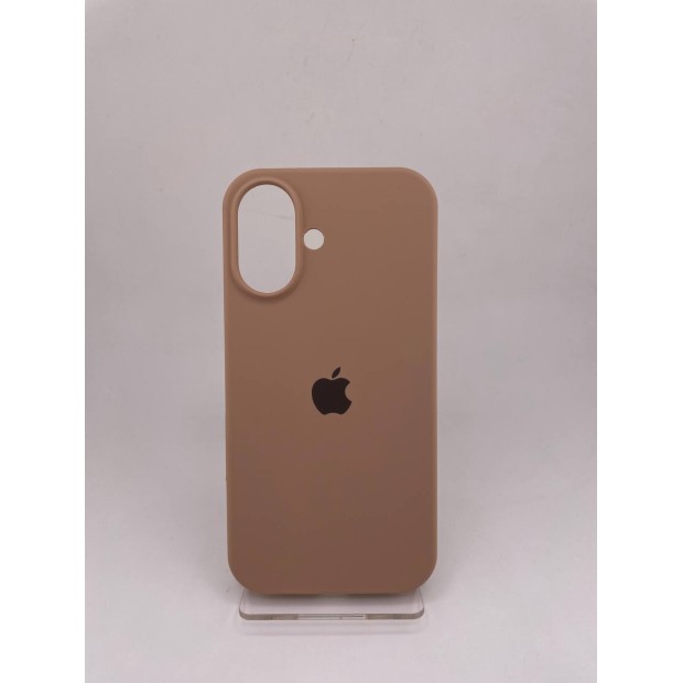 Силикон Original Round Case Apple iPhone 16 (65) Beige