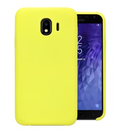 Силіконовий оригінальний чохол для Samsung Galaxy J4 (2018) J400 (Лайм)