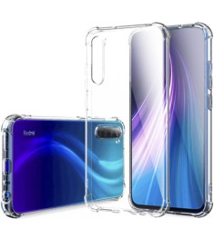 Силіконовий чохол 6D для Xiaomi Redmi Note 8 (Прозорий)