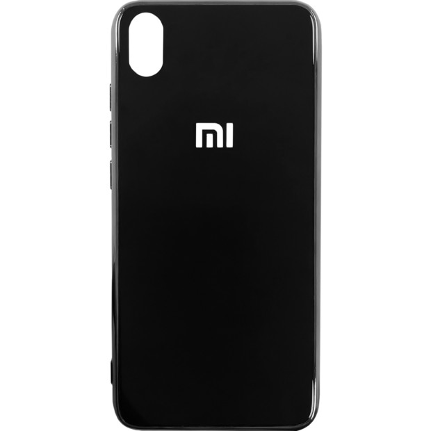 Накладка Glass Case Xiaomi Redmi 7A (Чёрный)