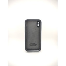 Силикон Original Square RoundCam Case Apple iPhone X / XS (86) Dark Coal