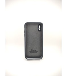 Силикон Original Square RoundCam Case Apple iPhone X / XS (86) Dark Coal