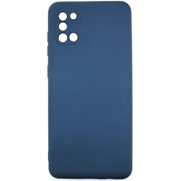 Силикон Original Samsung Galaxy A31 (ShutCam) (Тёмно-синий)