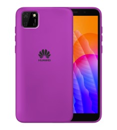 Силикон Original 360 Case Logo Huawei Y5P (Сиреневый)
