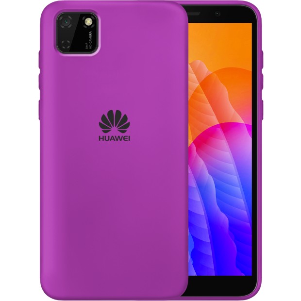 Силикон Original 360 Case Logo Huawei Y5P (Сиреневый) Силикон Original 360 Case Logo Huawei Y5P (Сиреневый)