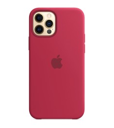 Силіконовий оригінальний чохол Apple для iPhone 12 Pro Max (04) Rose Red