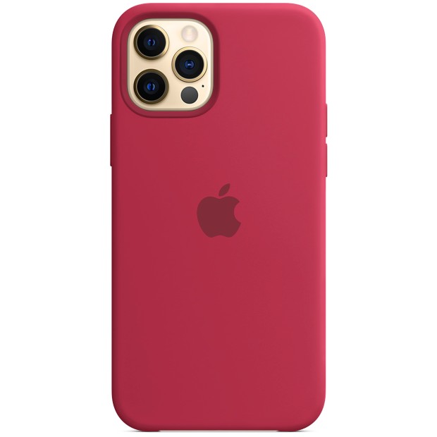 Силіконовий оригінальний чохол Apple для iPhone 12 Pro Max (04) Rose Red