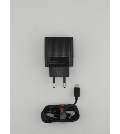 Зарядний пристрій MOXOM HC-46 + MicroUSB-кабель (Чорний)
