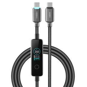 USB-кабель YOKI Monitor YK-CAMO924L2 240W (Type-C to Type-C) 2m (Чёрный)