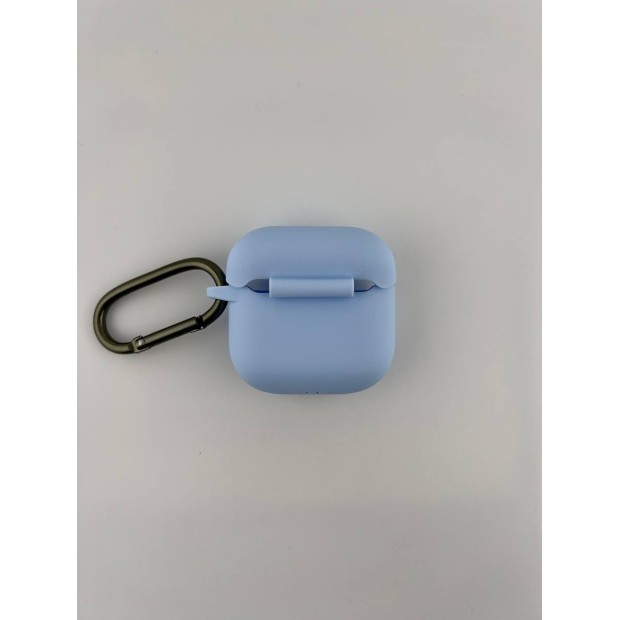 Чохол для навушників Full Silicone Case Apple AirPods 4 (15) Ліловий