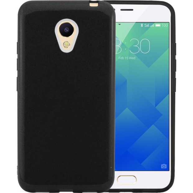 Силикон Glitter Meizu M5c (Черный)