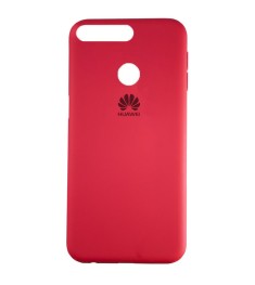 Силикон Original Case Huawei Y6 Prime (2018) / Honor 7A Pro (Малиновый)