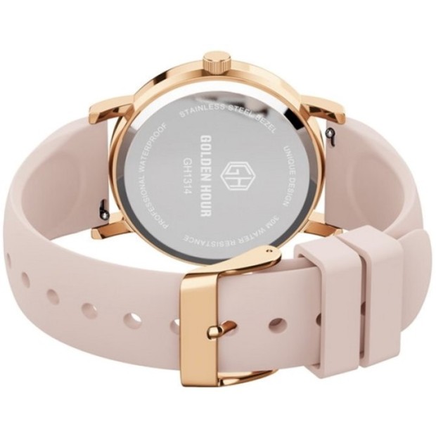 Кварцевые женские часы GoldenHour Trend Pink BT
