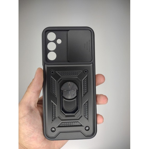 Чохол-кейc Ring Serge Armor для Samsung Galaxy A14 (ShutCam) (Чорний)