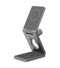 Бездротовий зарядний пристрій Proove Titan Volt 3в1 (Сірий)