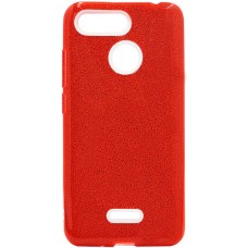 Чохол з силікону з блискітками для Xiaomi Redmi 6 (Червоний) Чохол з силікону з блискітками для Xiaomi Redmi 6 (Червоний)
