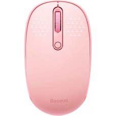 Мышь беспроводная Baseus F01B 2.4G + Bluetooth Connection (Pink)