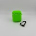 Чохол для навушників Full Silicone Case with Microfiber Apple AirPods (27) Grass Green Чохол для навушників Full Silicone Case with Microfiber Apple AirPods (27) Grass Green