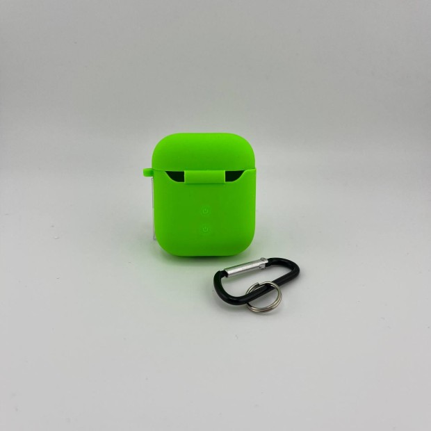 Чохол для навушників Full Silicone Case with Microfiber Apple AirPods (27) Grass Green Чохол для навушників Full Silicone Case with Microfiber Apple AirPods (27) Grass Green