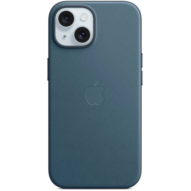 Чохол FineWoven з MagSafe для Apple iPhone 15 (Pacific Blue) (Оригінал) Чохол FineWoven з MagSafe для Apple iPhone 15 (Pacific Blue) (Оригінал)