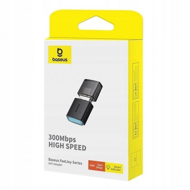 USB-адаптер Wi-Fi Baseus FastJoy 300Mbps (Чорний) B01317600111-03