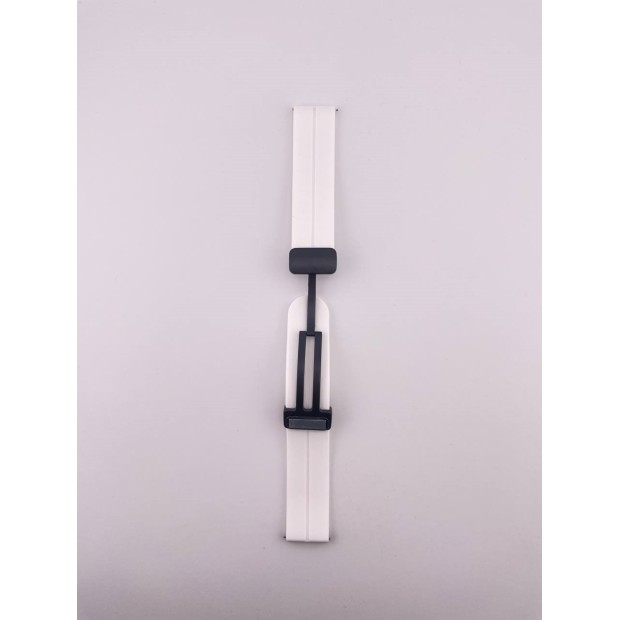 Ремешок для смарт-часов универсальный Magnetic Clip 20мм (Белый) Ремешок для смарт-часов универсальный Magnetic Clip 20мм (Белый)