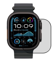 Скло 5D UV клей Apple Watch 49 мм (прозоре)