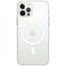 Силіконовий чохол Space Case MagSafe для Apple iPhone 11 Pro Max (Прозорий)