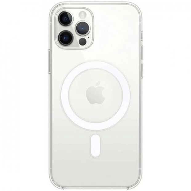 Силіконовий чохол Space Case MagSafe для Apple iPhone 11 Pro Max (Прозорий)