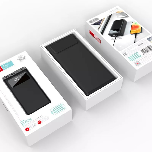 PowerBank XO PR124 Digital Display 40000mAh (Black)