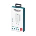 Walker WH-26 2.1A Adapter (1USB) + MicroUSB Cable (White)