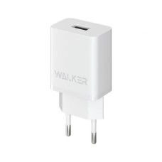 Walker WH-26 2.1A Adapter (1USB) + MicroUSB Cable (White)