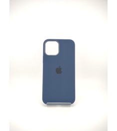 Чохол Silicone Case with MagSafe Apple iPhone 12  /  12 Pro (Темно-синій)