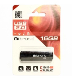 USB 2.0 флешка Mibrand Grizzly 16Gb